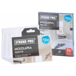 Moľolapka lepová pasca na mole Strend Pro, 21x11 cm, balenie 2 ks