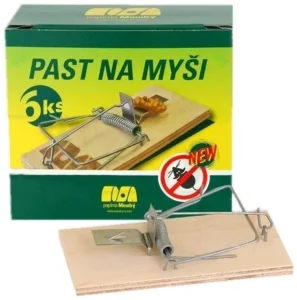 Pasca na myši drevená 6ks v balíku