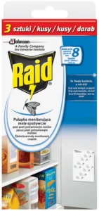 Lepová pasca Raid® proti potravinovým moliam 3 ks