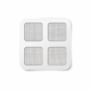 Opravný fľak k sieťke proti hmyzu - 10 x 10 cm - sivý - 4 ks / balenie