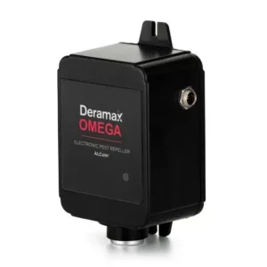 Deramax®-Omega – Ultrazvukový plašič kún a hlodavcov II. generácie s technológiou ALCsim®, dosah 450 m²