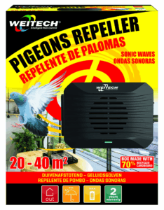 Elektronický odpudzovač plašič vtákov WEITECH WK0021