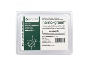 NEMA-GREEN® – parazitické hlístice Heterorhabditis bacteriophora proti chrústom – 5 mil