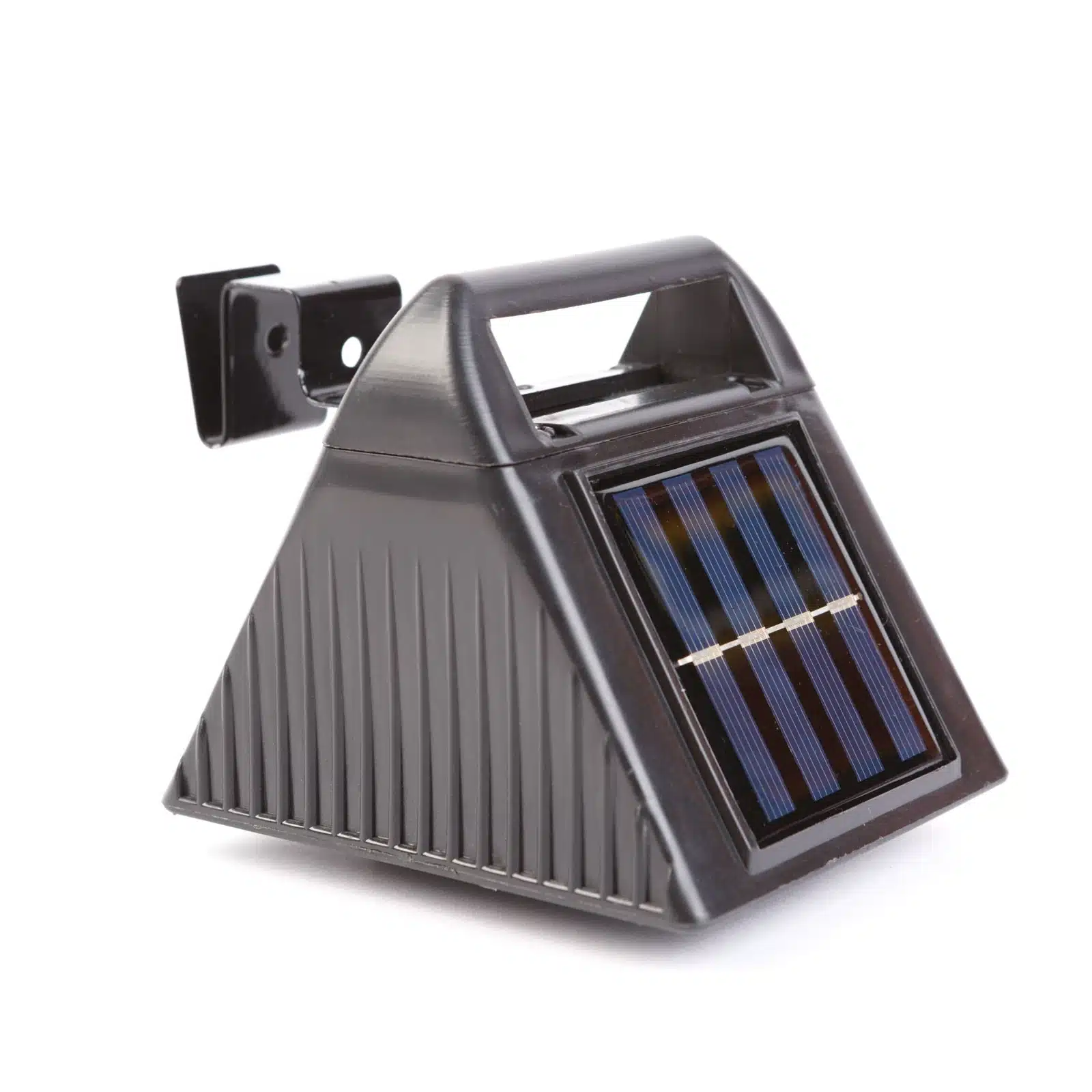 Solárne svetlo na odkvap - 6 studených bielych SMD LED - čierne – Obrázok 2