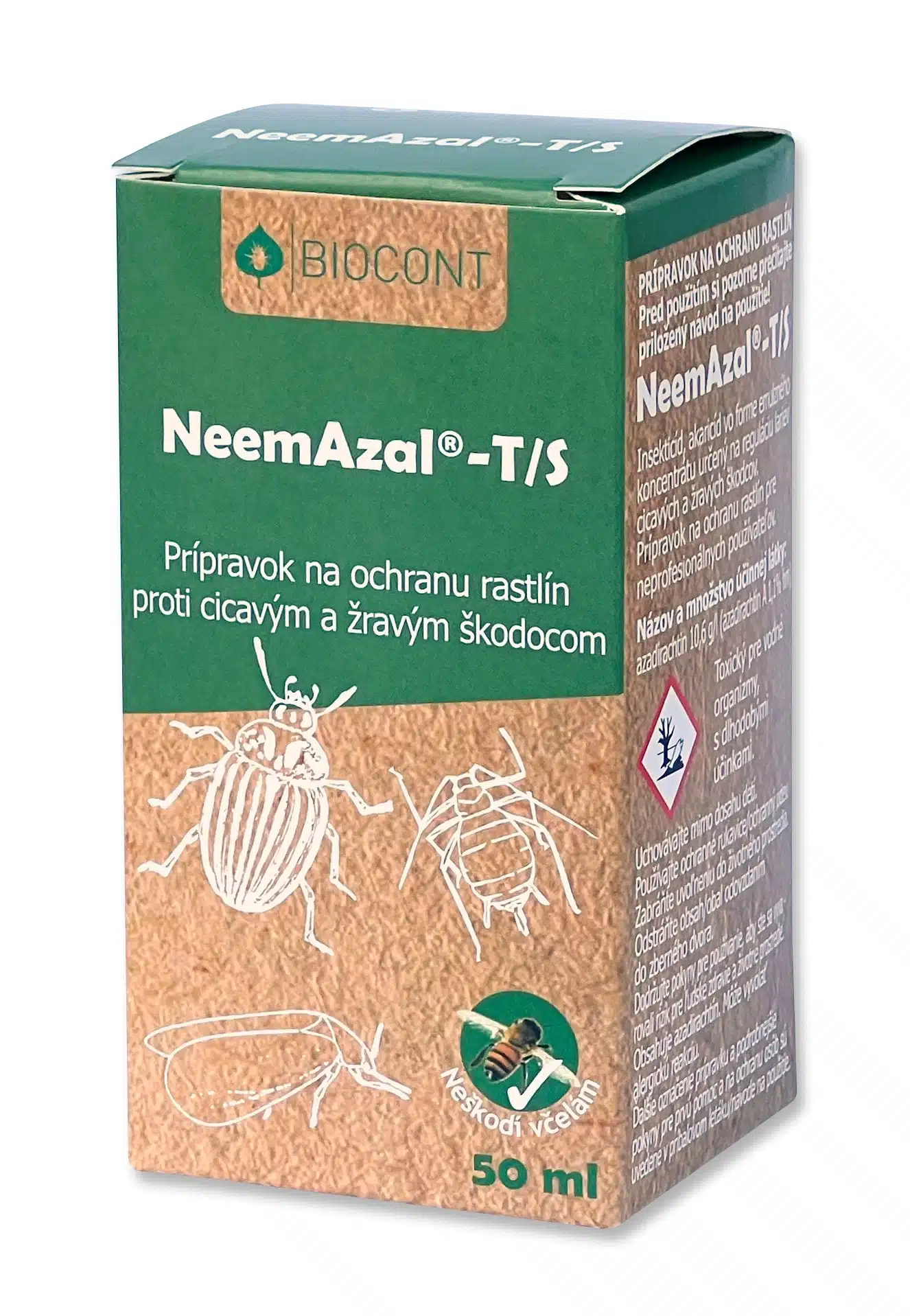 NeemAzal® T/S 50ml Floraservis – Biologický insekticíd a akaricíd proti škodcom