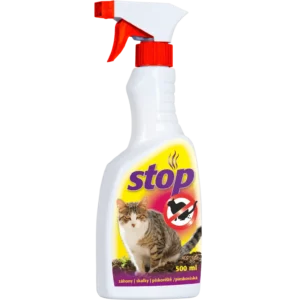 BIOPROSPECT STOP Mačka 500 ml – prírodný pachový odpudzovač mačiek v spreji