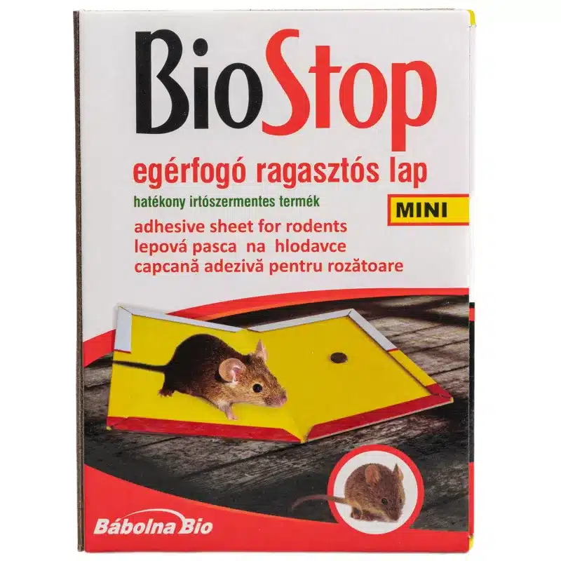 BioStop® lepová pasca na hlodavce MINI – Ekologický monitoring myší bez jedov