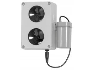 Vodotesný ultrazvukový plašič na kuny, myši a potkany DRAGON ULTRASONIC CH200 – napájanie na batérie 4×AA