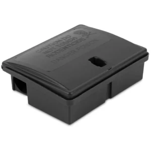 Deratizačná stanička PETI EKOLAS čierna – bezpečný box na návnady pre hlodavce