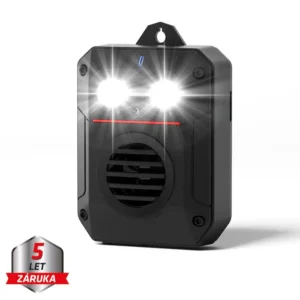 Odpudzovač hlodavcov a zveri CARCLEVER CAR ISO-BAT1 – ultrazvukový plašič s LED a USB-C napájaním