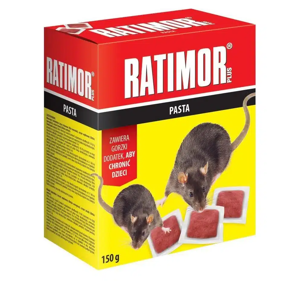 RATIMOR® Plus Bromadiolon mäkká návnada na hlodavce 150g