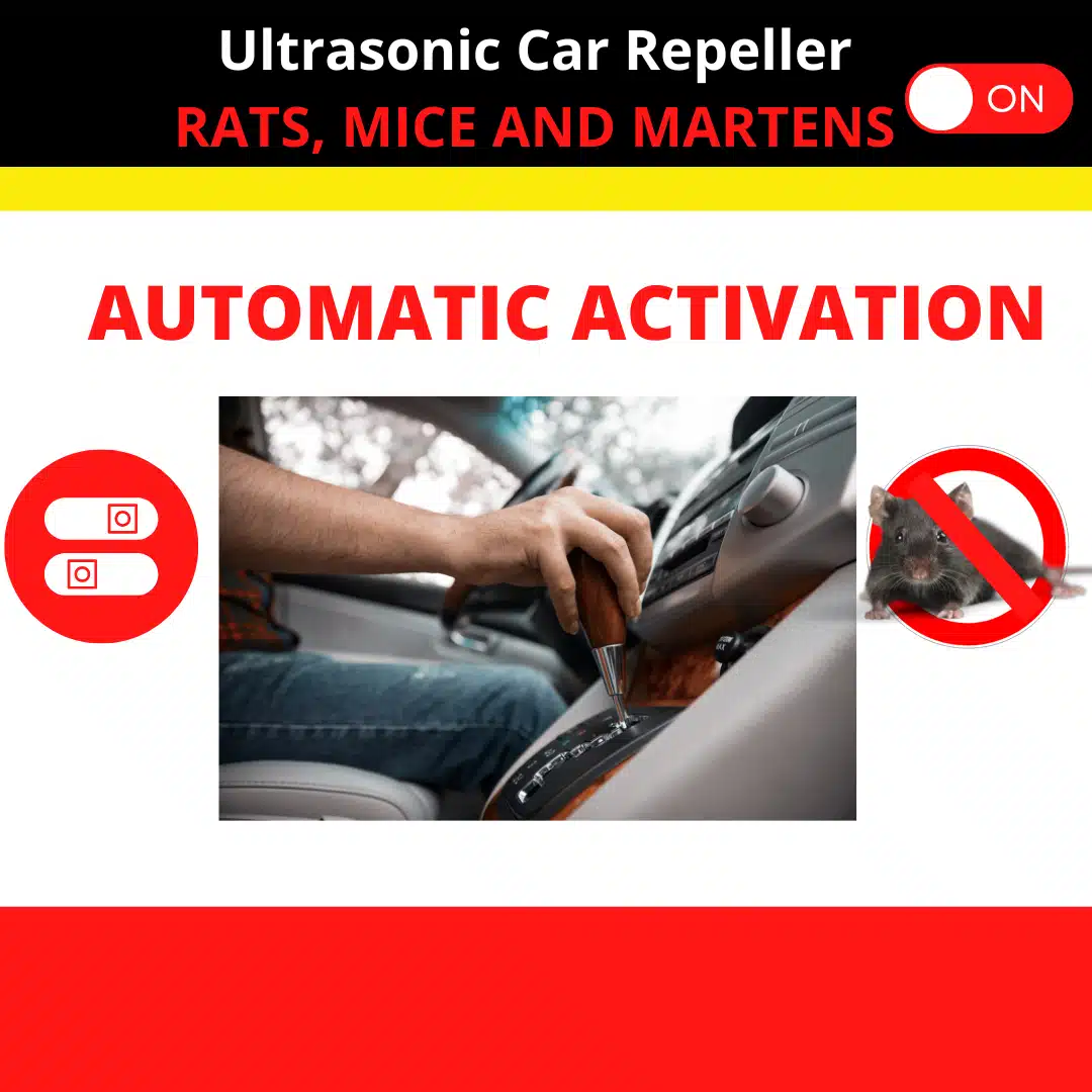 Weitech automatický ultrazvukový a svetelný odpudzovač kún do auta WK0508 – 12/24 V – Obrázok 7