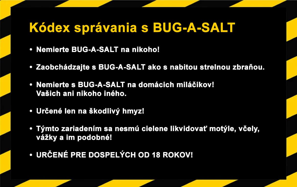 Brokovnica na hmyz Bug-A-Salt Black Fly Edition 3.0 – Obrázok 14