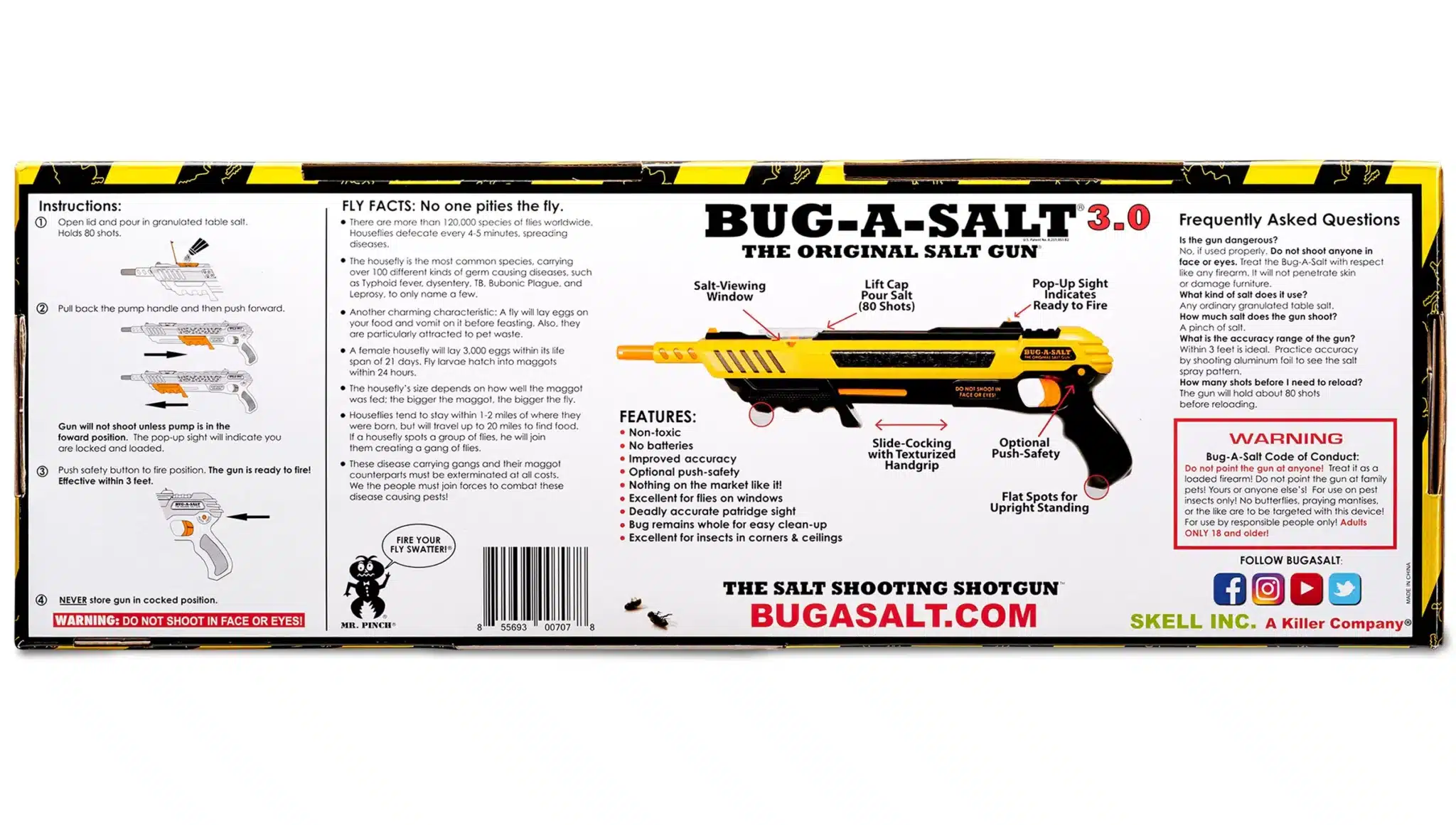Brokovnica na hmyz Bug-A-Salt Classic Yellow 3.0 – Obrázok 7